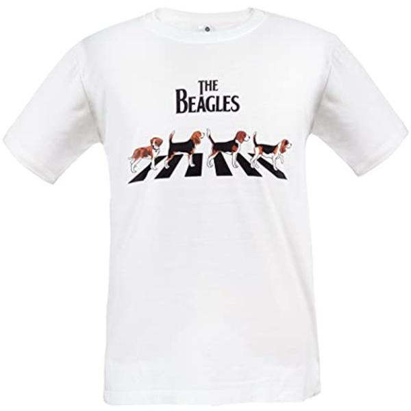 tシャツ メンズ 半袖 おもしろtシャツ 犬 ビーグル レディース おもしろ 白tシャツ いぬ (X...
