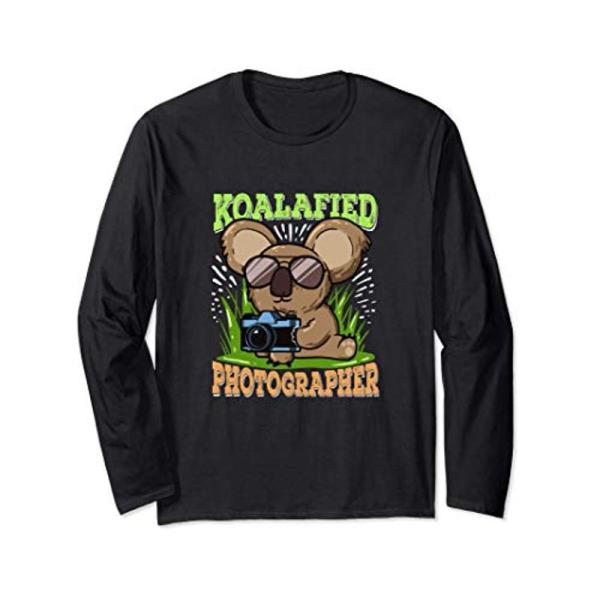 写真家のための面白い Koalafied ギフト 長袖Tシャツ
