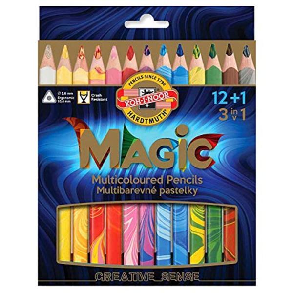コヒノール 色鉛筆 マジックペンシル 12色セット KH3408-13