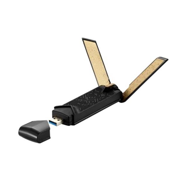 ASUS USB無線LAN子機 USB-AX56 WiFi6 デュアルバンド1201 +574 Mb...