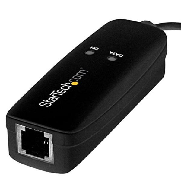 StarTech.com 外付けUSB接続アナログモデム USB対応FAXモデム アナログ回線でイン...