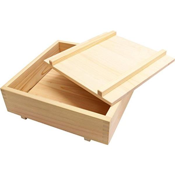 市原木工所 押し寿司型 ヒノキ 樹婦人 押し寿司器 箱寿司 10号 30×30×8.5cm