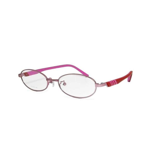 アミパリ 軽量 眼鏡 メガネ メタル フレーム TS5192-3-48 マットピンク