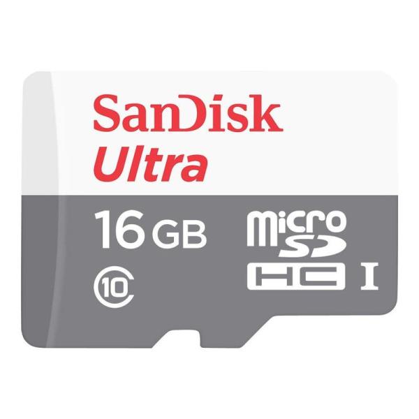 SanDisk microSDHC ULTRA 16GB 80MB/s SDSQUNS-016G C...