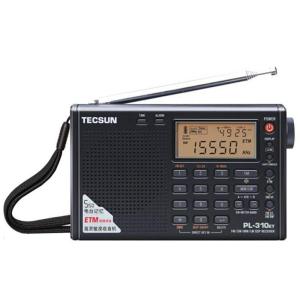 短波/AM/FM DSP処理 BCLラジオ TECSUN PL-310ET(ブラック) 海外短波ラジ...