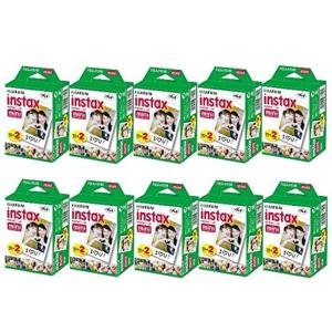 チェキフイルム instax mini インスタックスミニ 2P×10 計200枚セット｜yammy-yammy