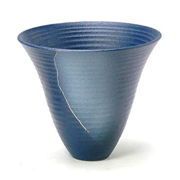 花器 ト1227 プラスチック剣山受付 信楽陶土使用 陶器 水盤 花瓶 フラワーベース