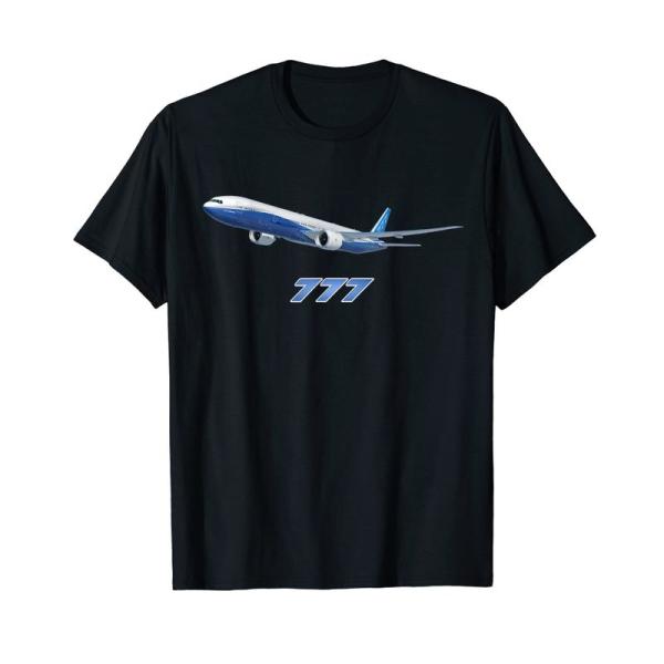 エアラインジェット777飛行機旅客機ジャンボジェット Tシャツ