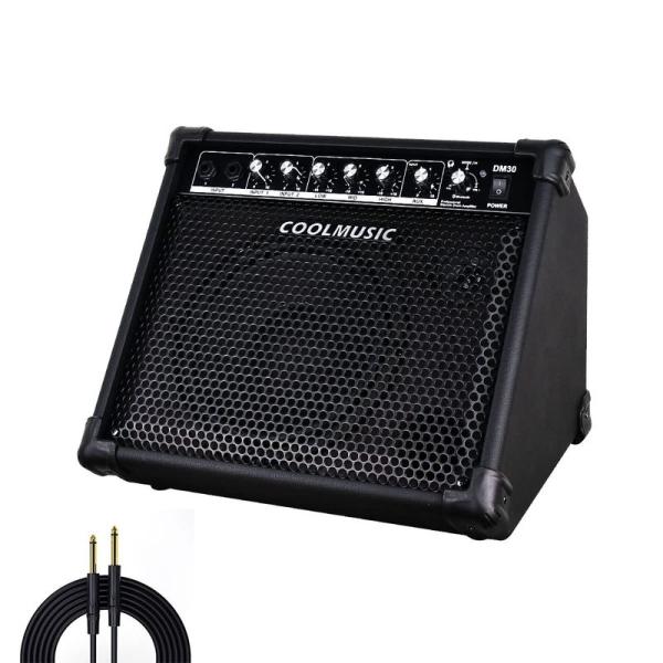 Coolmusic DM30 AMP 30 ワット電子ドラム アンプ キーボード アンプ Aux 入...