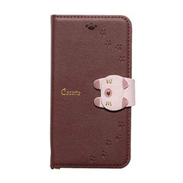 iPhone8/7/6s/6兼用手帳型ケース Cocotte Brown iP7-COT07