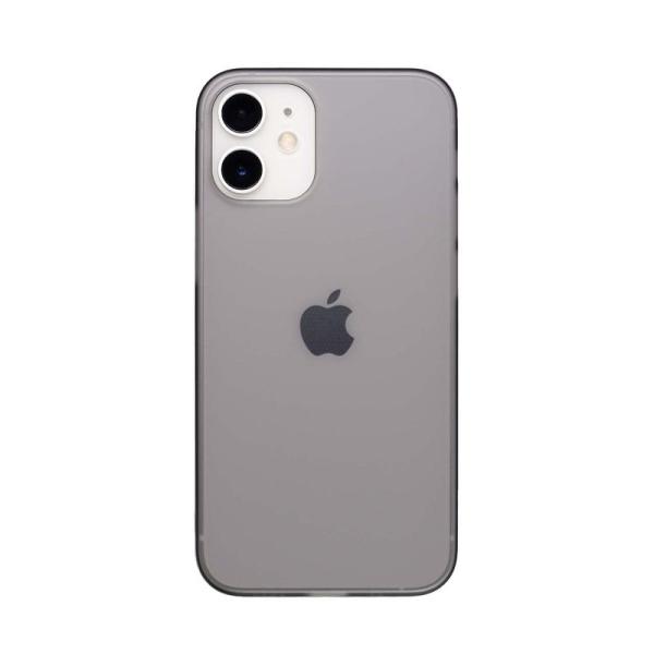パワーサポート iPhone 12 mini 5.4インチ対応 Air jacket Smoke m...