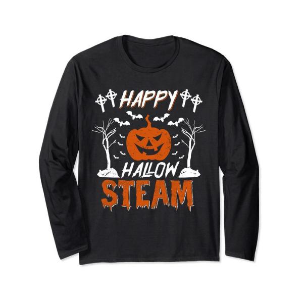 Happy Hallow STEAM ハロウィン教育者 不気味な学校の先生 長袖Tシャツ