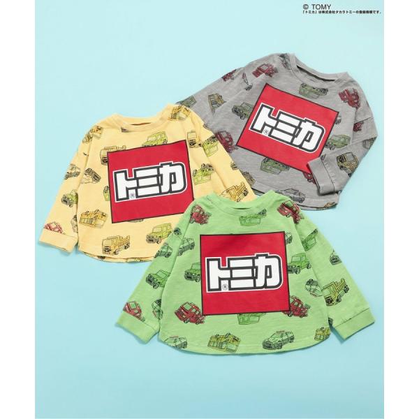 30%OFF/メール便/子供服/キッズ/男の子/トップス/長袖//働く車/消防車/パトカー/【トミカ...