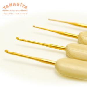柳屋オリジナル にぎりやすく手に馴染む竹製レース針