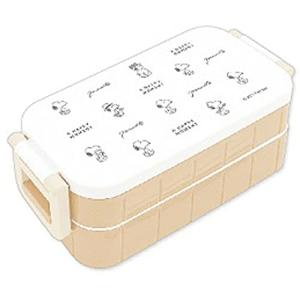 カミオジャパン スヌーピー 抗菌2段ランチボックス ハッピーモーメント