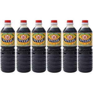サクラカネヨ 濃口醤油 甘露 1000ml 6本