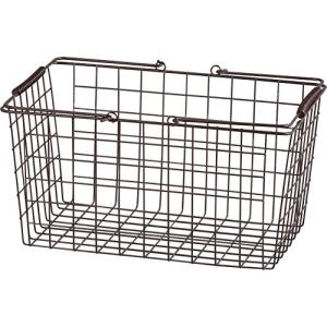 ワイヤーバスケット アビテ SWZ-003-BR 小物入れ 収納かご