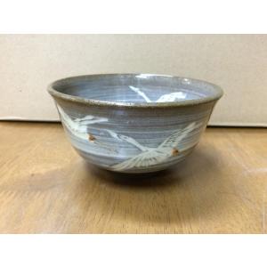 現川焼 臥牛窯「 特製白鷺二羽ぐい呑 」 十三代横石臥牛作（お取り寄せ