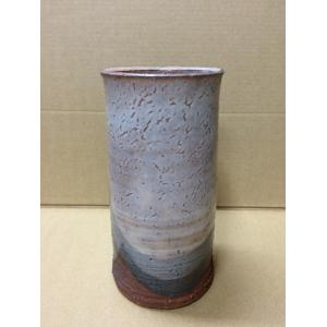 茶道具 花入れ 置用 萩焼き 萩耳付 小松健作 風来房 萩焼 花入