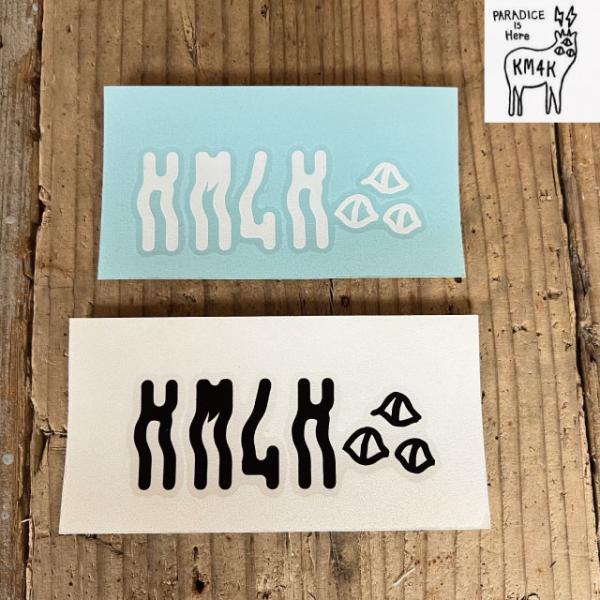 ステッカ-/春夏秋冬/KM4K/カモシカ/BLACK・WHITE/メンズ・レディース/DIECUT ...