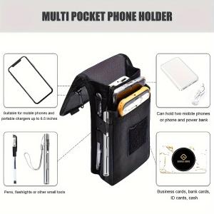 ベルト装着 スマホポーチ メンズ 小物入れ ア...の詳細画像3