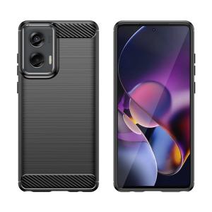 moto g24 ブラック スマホケース 上下炭素の詳細画像3