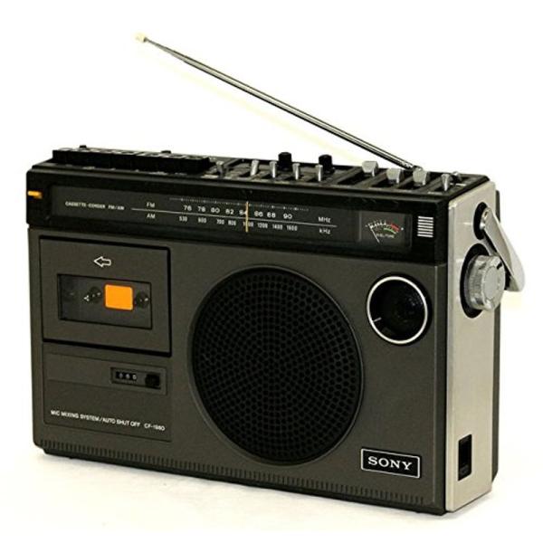 SONY ソニー CF-1980 FM/AMラジオカセットコーダー (モノラル)