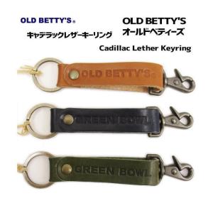 OLD BETTY'S オールドベティーズ Cadillac Lether Keyring キャデラックレザー キーリング 18-40575 日本製｜yanchars-shop