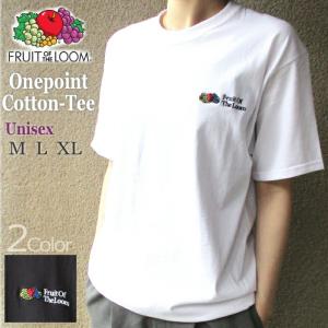 送料無料!! FRUIT OF THE LOOM 半袖 Tシャツ 2色展開 シンプル 綿100% メンズ レディース 男女兼用 クルーネック キャンプ 涼しい フルーツオブザルーム｜yanchars-shop