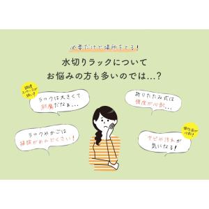 水切りラック 折りたたみ コンパクト 省スペー...の詳細画像1