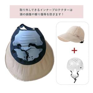 激安い!ヘルメット 帽子 自転車 母の日 夏用...の詳細画像4