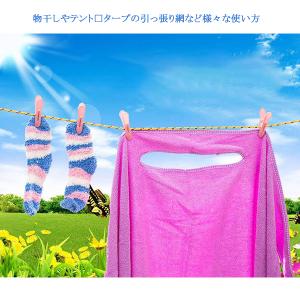 ロープ キャンピング ロープ 10m×5本 物...の詳細画像1