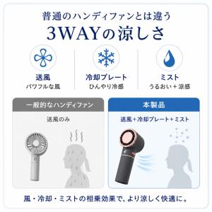 ハンディファン クールプレート&ミスト付き ハ...の詳細画像2