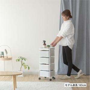 収納棚 キャスター付き キッチン 収納 ランド...の詳細画像3