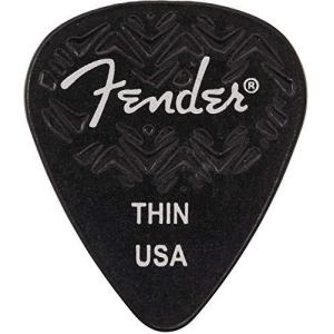 Fender ピック Wavelength  Picks Thin 6 Pack, Black