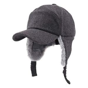 Gisdanchz 帽子 メンズ 冬 Hat Wool 帽子 おしゃれ 帽子ミリタリー レディース 秋 冬 防寒 キャップ ワークキャップ ハンチング