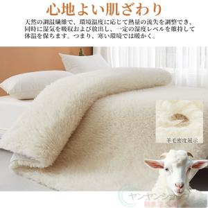 敷きパッド シングル 暖かい ベッドパッド 冬...の詳細画像5