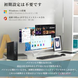 ミニPC Windows11 ミニパソコン m...の詳細画像2