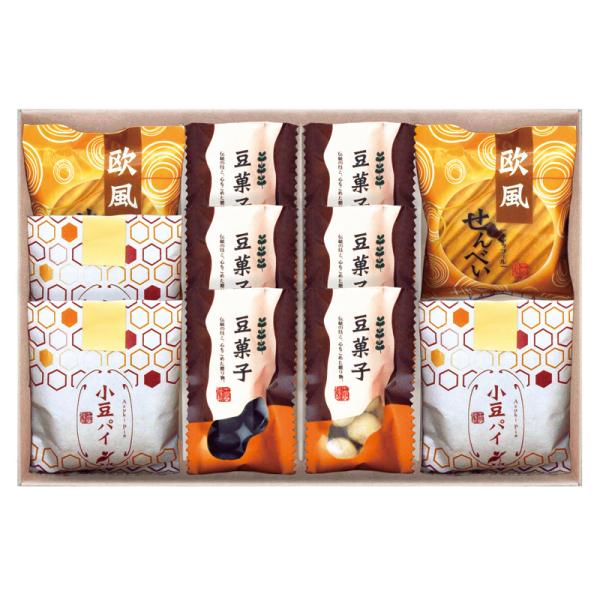 香典返し 法事 御礼 快気祝 手土産 お返し ギフト 送料無料 小豆パイ・欧風せんべい和菓子詰合せ
