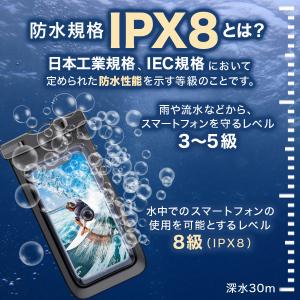 防水 スマホケース 防水ケース プール 海水浴...の詳細画像2