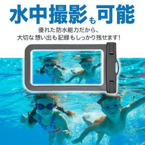 防水 スマホケース 防水ケース プール 海水浴...の詳細画像3