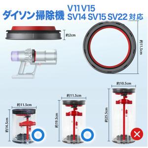ダイソン ダストカップ 蓋 パッキン リング ...の詳細画像5