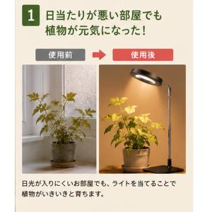 植物育成ライト LED 植物ライト 観葉植物育...の詳細画像3
