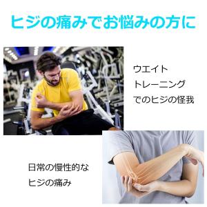 肘サポーター 2枚セット 筋トレ スポーツ 薄...の詳細画像3