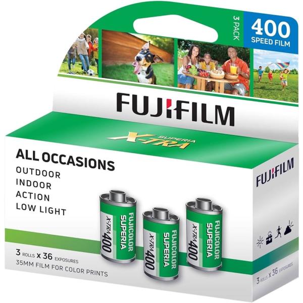 フジフイルム 海外版 FUJIFILM400 36枚撮り 3本パック FUJIFILM