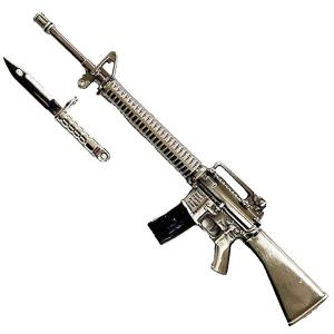 マシンガン キーホルダー M16A4風 16.5cm】アサルトライフル 銃 ゲーム