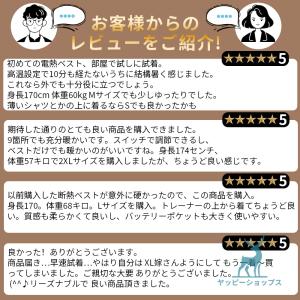 電熱ベスト 日本製 繊維ヒーター 27エリア発...の詳細画像2