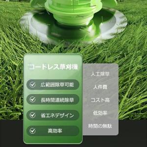 草刈機 充電式 電動草刈り機 コードレス マキ...の詳細画像3