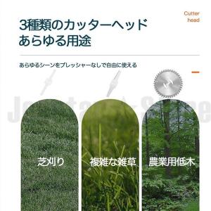 草刈機 電動 芝刈り機 家庭用 軽量 充電式 ...の詳細画像3