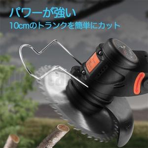 草刈機 電動 芝刈り機 家庭用 軽量 充電式 ...の詳細画像4